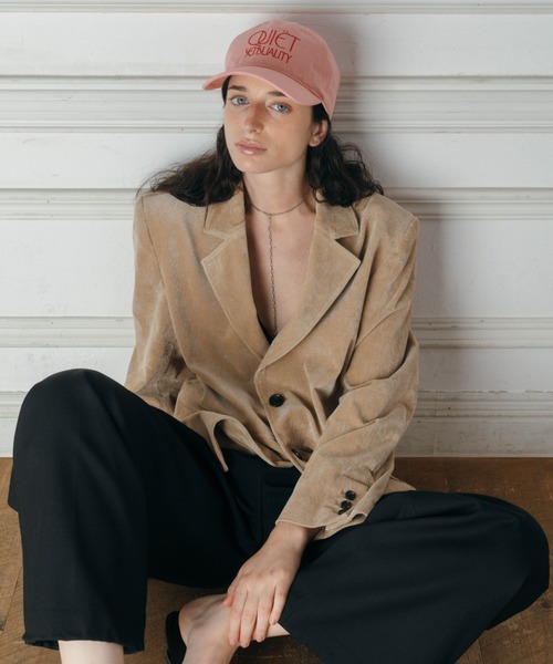 CREDONA(クレドナ)の「QUIET SENSUALITY CAP/クワイエットセンシュアリティキャップ(キャップ・レディース・ブラウン/ブルー/ネイビー/ピンク・FREE)」の16枚目の写真