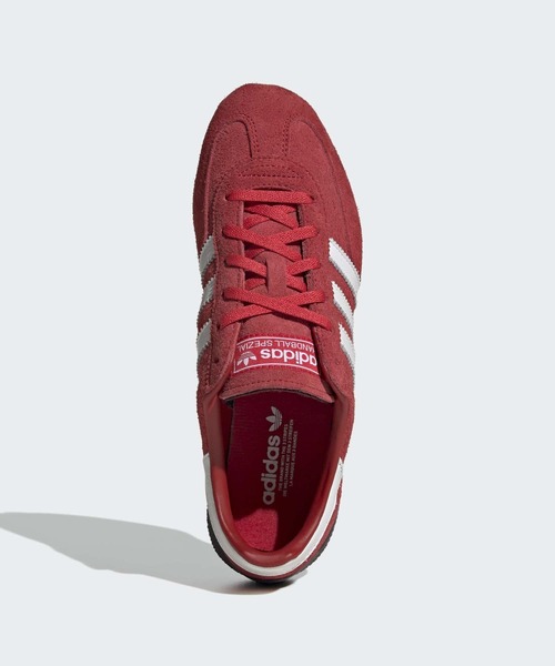 adidas（アディダス）の「ハンドボール スペツィアル Lo Pro / Handball Spezial Lo Pro / アディダスオリジナルス adidas Originals（スニーカー・レディース・レッド・28.0cm/25.0cm/24.0cm/23.5cm/24.5cm/26.0cm/25.5cm/27.0cm/26.5cm/23.0cm/22.5cm/22.0cm/27.5cm）」の2枚目の写真