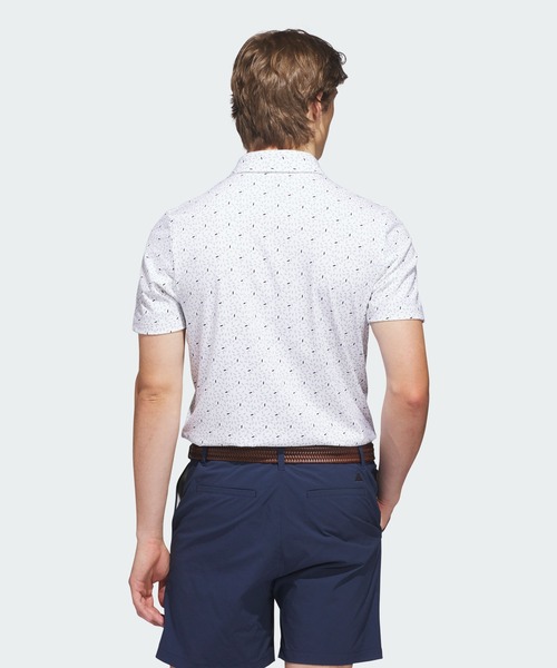adidas(アディダス)の「アルティメット365+ ソフトプリント ポロシャツ【adidas Golf/アディダスゴルフ】(ポロシャツ・メンズ・ホワイト・SMALL/MEDIUM/LARGE/X-LARGE/XX-LARGE/3XL)」の4枚目の写真