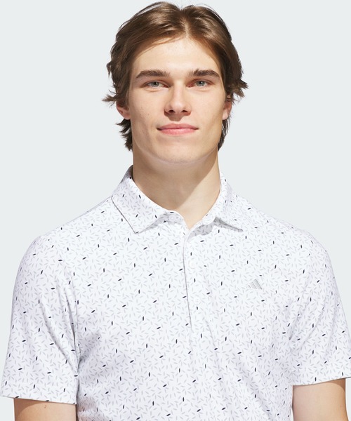 adidas(アディダス)の「アルティメット365+ ソフトプリント ポロシャツ【adidas Golf/アディダスゴルフ】(ポロシャツ・メンズ・ホワイト・SMALL/MEDIUM/LARGE/X-LARGE/XX-LARGE/3XL)」の8枚目の写真