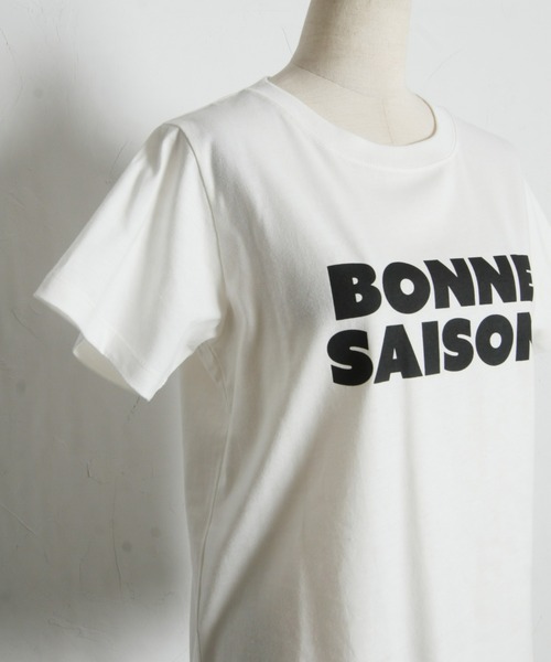 &. NOSTALGIA(アンドドットノスタルジア)の「汗染み防止加工ロゴTシャツ(Tシャツ/カットソー・レディース・オフホワイト/グレー・M)」の22枚目の写真