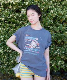 LOOPLOOP（ループループ）の「[スイマー ベティ_グレー_ベティブーブエディション] ルーズフィット半袖Tシャツ（Tシャツ/カットソー）」