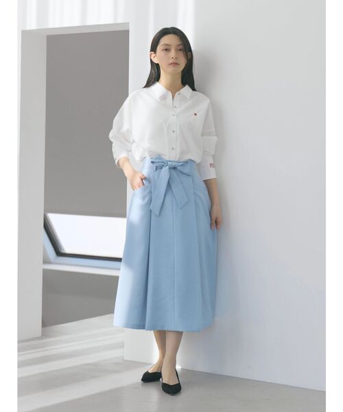 POLO BCS（ポロ ビーシーエス）の「【POLOBCS】オーバーシャツ（シャツ/ブラウス・レディース・ブルー/ピンク/ライトブルー/チャコールグレー/オフホワイト・MEDIUM）」の22枚目の写真