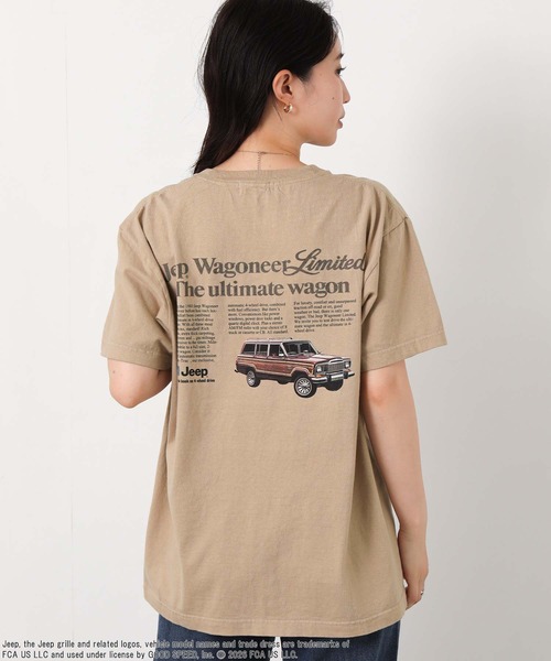 GOOD ROCK SPEED(グッドロックスピード)の「Jeep前後ロゴカットソー(Tシャツ/カットソー・レディース・ライトベージュ・FREE)」の9枚目の写真
