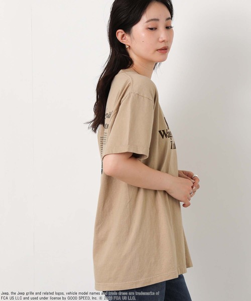 GOOD ROCK SPEED(グッドロックスピード)の「Jeep前後ロゴカットソー(Tシャツ/カットソー・レディース・ライトベージュ・FREE)」の10枚目の写真
