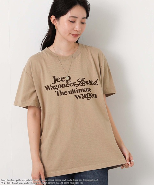 GOOD ROCK SPEED(グッドロックスピード)の「Jeep前後ロゴカットソー(Tシャツ/カットソー・レディース・ライトベージュ・FREE)」の11枚目の写真
