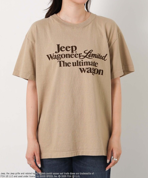 GOOD ROCK SPEED(グッドロックスピード)の「Jeep前後ロゴカットソー(Tシャツ/カットソー・レディース・ライトベージュ・FREE)」の12枚目の写真