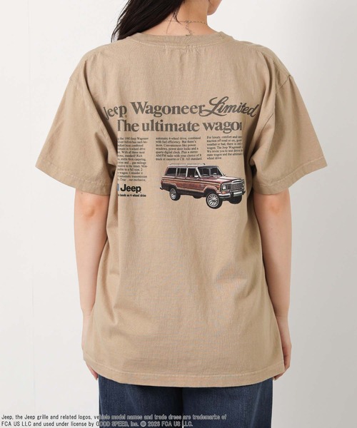 GOOD ROCK SPEED(グッドロックスピード)の「Jeep前後ロゴカットソー(Tシャツ/カットソー・レディース・ライトベージュ・FREE)」の13枚目の写真