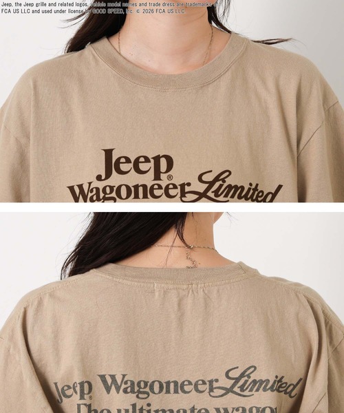 GOOD ROCK SPEED(グッドロックスピード)の「Jeep前後ロゴカットソー(Tシャツ/カットソー・レディース・ライトベージュ・FREE)」の14枚目の写真