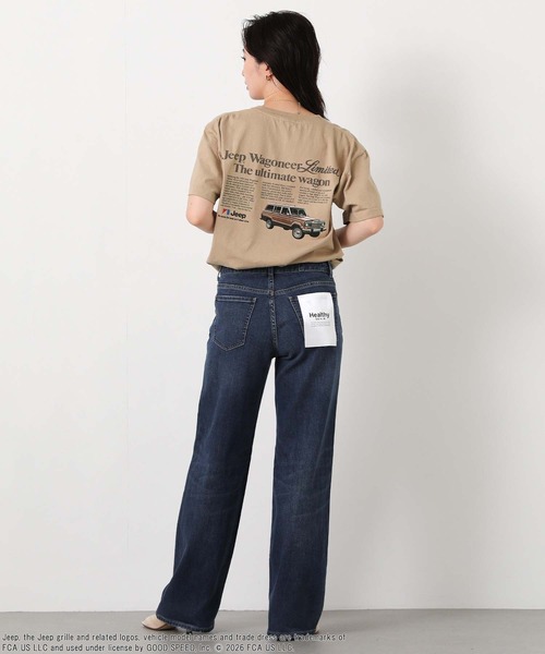 GOOD ROCK SPEED(グッドロックスピード)の「Jeep前後ロゴカットソー(Tシャツ/カットソー・レディース・ライトベージュ・FREE)」の4枚目の写真