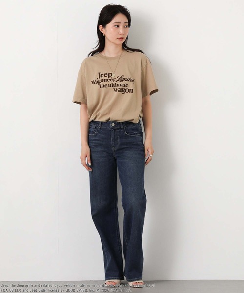 GOOD ROCK SPEED(グッドロックスピード)の「Jeep前後ロゴカットソー(Tシャツ/カットソー・レディース・ライトベージュ・FREE)」の6枚目の写真