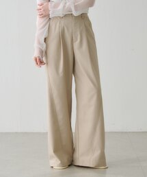 【秒速美脚パンツ/WEB限定カラーあり】 カーブスラックスパンツ