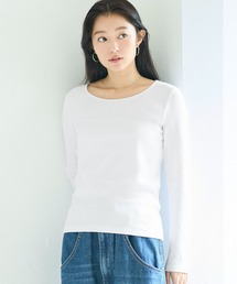 シルキースムースUネックTシャツ