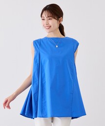 綿ボイルノースリチュニック