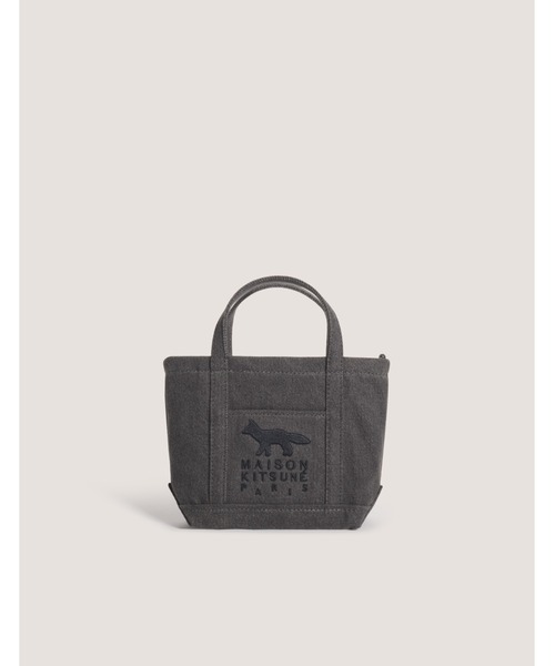 Maison Kitsune(メゾンキツネ)の「PROFILE FOX MINI TOTE(トートバッグ・メンズ・ブラック系その他・U)」の1枚目の写真