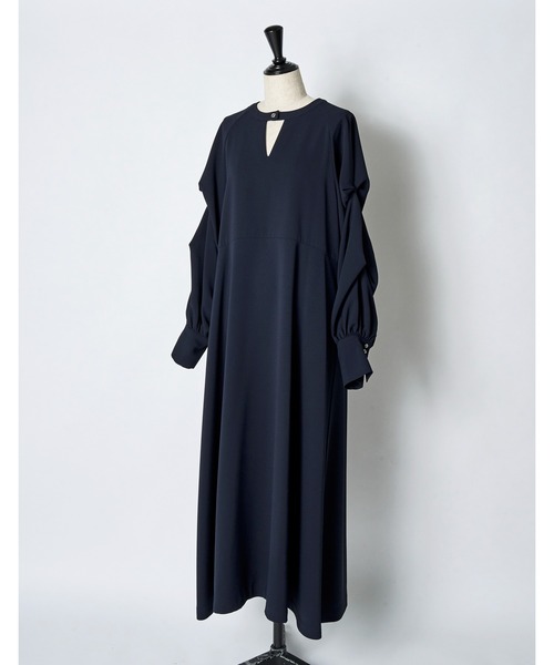RUMCHE（ラムシェ）の「Curiosity Dress / キュリオシティドレス（ワンピース・レディース・ネイビー・FREE）」の3枚目の写真