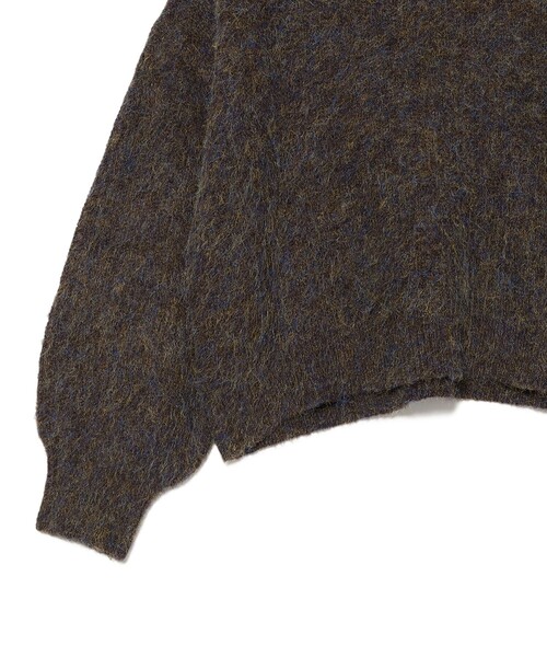 BEAMS HEART(ビームスハート)の「ミックスシャギー ハイネック ニット プルオーバー(ニット/セーター・レディース・ホワイト系その他7/ブラウン・FREE)」の10枚目の写真