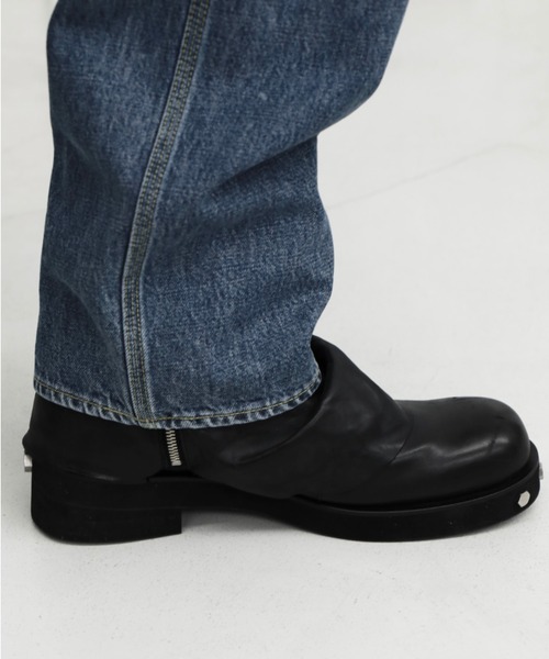 OUAT(オーユーエーティー)の「ASTRO LAYERED BOOTS(ブーツ・メンズ・ブラック・41/42)」の4枚目の写真