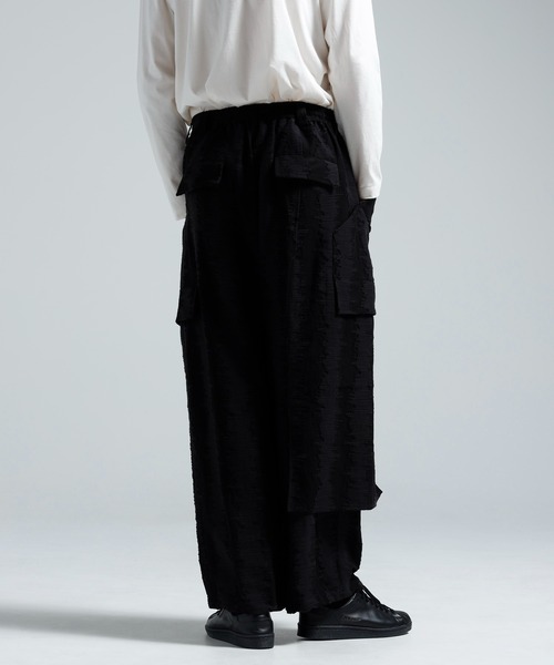 Y-3（ワイスリー）の「Y-3 DECO STITCH CARGO PANTS（カーゴパンツ・メンズ・ブラック・LARGE/MEDIUM/SMALL/X-SMALL/X-LARGE）」の3枚目の写真