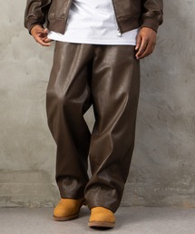 FUBU（ フブ）の「FUBU フブ M’S FAUX LEATHER EASY PANTS フェイクレザーイージーパンツ（その他パンツ）」