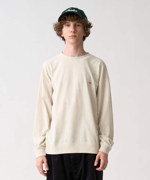 DANTON(ダントン)の「Men's Long Sleeve Sweat T-shirt(Tシャツ/カットソー・メンズ・ホワイト系その他5/パープル/ブラウン/ダークグレー/ホワイト系その他/ブラック/ダークグリーン・M/XXL/XL/L/S)」の9枚目の写真