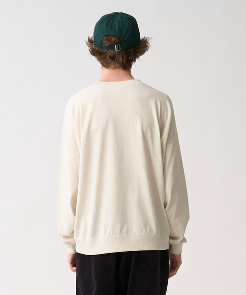 DANTON(ダントン)の「Men's Long Sleeve Sweat T-shirt(Tシャツ/カットソー・メンズ・ホワイト系その他5/パープル/ブラウン/ダークグレー/ホワイト系その他/ブラック/ダークグリーン・M/XXL/XL/L/S)」の11枚目の写真