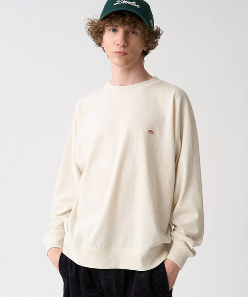 DANTON(ダントン)の「Men's Long Sleeve Sweat T-shirt(Tシャツ/カットソー・メンズ・ホワイト系その他5/パープル/ブラウン/ダークグレー/ホワイト系その他/ブラック/ダークグリーン・M/XXL/XL/L/S)」の12枚目の写真