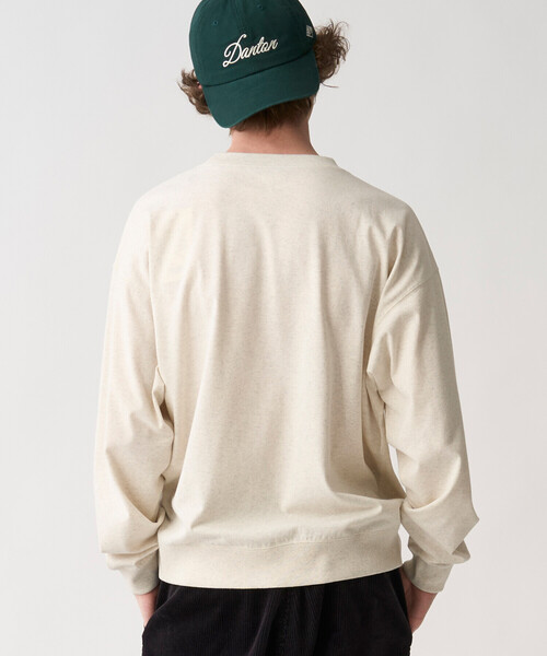DANTON(ダントン)の「Men's Long Sleeve Sweat T-shirt(Tシャツ/カットソー・メンズ・ホワイト系その他5/パープル/ブラウン/ダークグレー/ホワイト系その他/ブラック/ダークグリーン・M/XXL/XL/L/S)」の13枚目の写真