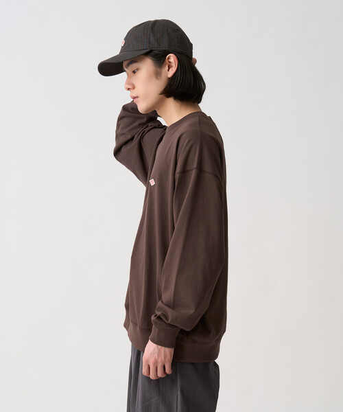 DANTON(ダントン)の「Men's Long Sleeve Sweat T-shirt(Tシャツ/カットソー・メンズ・ホワイト系その他5/パープル/ブラウン/ダークグレー/ホワイト系その他/ブラック/ダークグリーン・M/XXL/XL/L/S)」の16枚目の写真