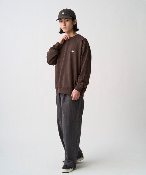 DANTON(ダントン)の「Men's Long Sleeve Sweat T-shirt(Tシャツ/カットソー・メンズ・ホワイト系その他5/パープル/ブラウン/ダークグレー/ホワイト系その他/ブラック/ダークグリーン・M/XXL/XL/L/S)」の18枚目の写真