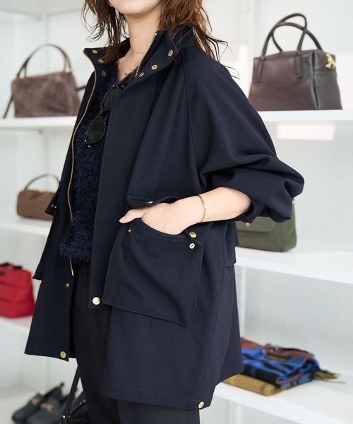 Traditional Weatherwear(トラディショナルウェザーウェア)の「BARNYARDSTORM / Traditional Weatherwear / ELGIN【一部店舗限定】(その他アウター・レディース・ネイビー・1)」の1枚目の写真