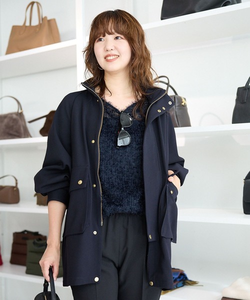 Traditional Weatherwear(トラディショナルウェザーウェア)の「BARNYARDSTORM / Traditional Weatherwear / ELGIN【一部店舗限定】(その他アウター・レディース・ネイビー・1)」の2枚目の写真