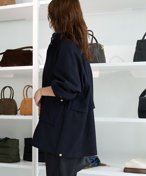 Traditional Weatherwear(トラディショナルウェザーウェア)の「BARNYARDSTORM / Traditional Weatherwear / ELGIN【一部店舗限定】(その他アウター・レディース・ネイビー・1)」の3枚目の写真