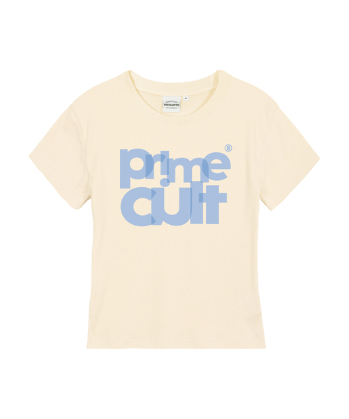 PRIMATE(プライメイト)の「TAPE レディース スリムフィット 半袖Tシャツ 6 COLORS(Tシャツ/カットソー・レディース・ホワイト×ブルー/ブラック×ブルー/ホワイト×ピンク/ブラック×ピンク/アイボリー系1/アイボリー系2・SMALL/MEDIUM/LARGE)」の5枚目の写真
