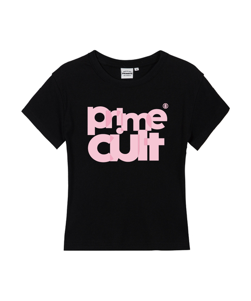 PRIMATE(プライメイト)の「TAPE レディース スリムフィット 半袖Tシャツ 6 COLORS(Tシャツ/カットソー・レディース・ホワイト×ブルー/ブラック×ブルー/ホワイト×ピンク/ブラック×ピンク/アイボリー系1/アイボリー系2・SMALL/MEDIUM/LARGE)」の4枚目の写真