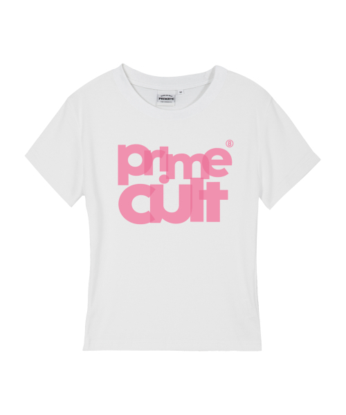 PRIMATE(プライメイト)の「TAPE レディース スリムフィット 半袖Tシャツ 6 COLORS(Tシャツ/カットソー・レディース・ホワイト×ブルー/ブラック×ブルー/ホワイト×ピンク/ブラック×ピンク/アイボリー系1/アイボリー系2・SMALL/MEDIUM/LARGE)」の8枚目の写真