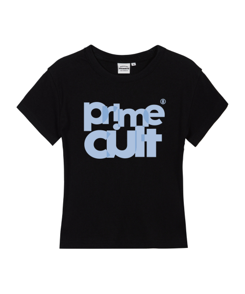 PRIMATE(プライメイト)の「TAPE レディース スリムフィット 半袖Tシャツ 6 COLORS(Tシャツ/カットソー・レディース・ホワイト×ブルー/ブラック×ブルー/ホワイト×ピンク/ブラック×ピンク/アイボリー系1/アイボリー系2・SMALL/MEDIUM/LARGE)」の9枚目の写真