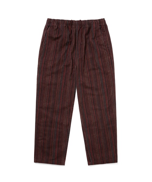 thisisneverthat(ディスイズネバーザット)の「Striped Flow Pant(チノパンツ・メンズ・ブラック/レッド・S/L/M/XL)」の2枚目の写真