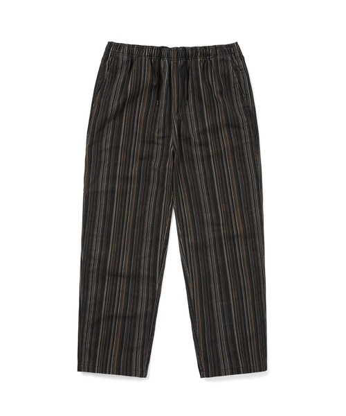 thisisneverthat(ディスイズネバーザット)の「Striped Flow Pant(チノパンツ・メンズ・ブラック/レッド・S/L/M/XL)」の1枚目の写真