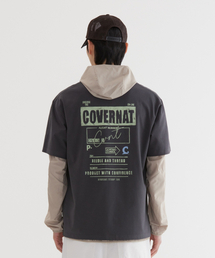 スピマ 排気ジググラフィック Tシャツ Charcoal