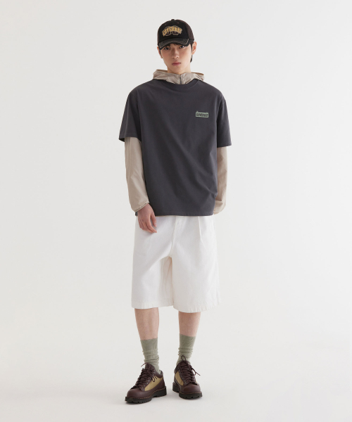 COVERNAT（カバーナット）の「スピマ 排気ジググラフィック Tシャツ Charcoal（Tシャツ/カットソー・レディース・その他・LARGE/MEDIUM/XX-LARGE/X-LARGE/SMALL/X-SMALL）」の6枚目の写真