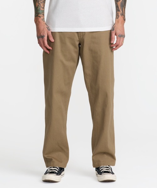 RVCA(ルーカ)の「RVCA メンズ AMERICANA CHINO 2 ロングパンツ 【2026年秋冬モデル】/ルーカストレートチノパンツ(その他パンツ・メンズ・ブルー系その他/ベージュ/ブラック系その他・34inch/32inch/30inch)」の1枚目の写真