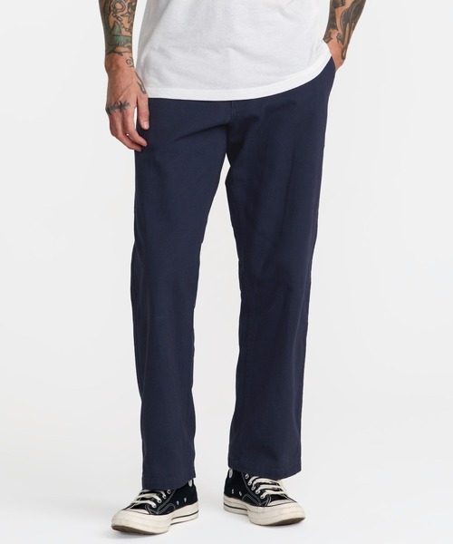 RVCA(ルーカ)の「RVCA メンズ AMERICANA CHINO 2 ロングパンツ 【2026年秋冬モデル】/ルーカストレートチノパンツ(その他パンツ・メンズ・ブルー系その他/ベージュ/ブラック系その他・34inch/32inch/30inch)」の3枚目の写真
