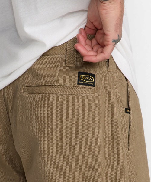 RVCA(ルーカ)の「RVCA メンズ AMERICANA CHINO 2 ロングパンツ 【2026年秋冬モデル】/ルーカストレートチノパンツ(その他パンツ・メンズ・ブルー系その他/ベージュ/ブラック系その他・34inch/32inch/30inch)」の8枚目の写真
