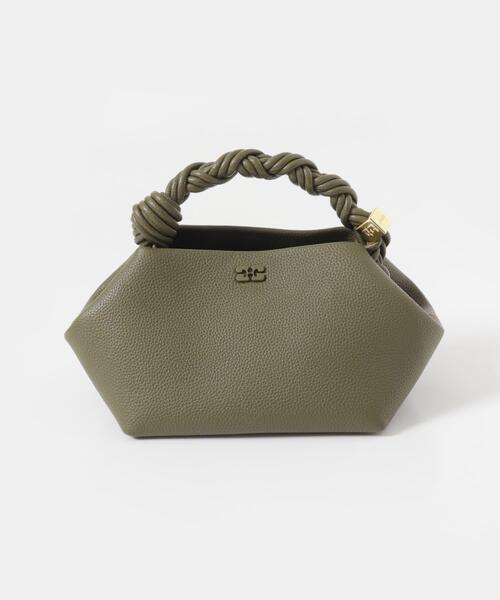 GANNI(ガニー)の「GANNI BOU SMALL GRAINED(ショルダーバッグ・レディース・オリーブ・-)」の2枚目の写真