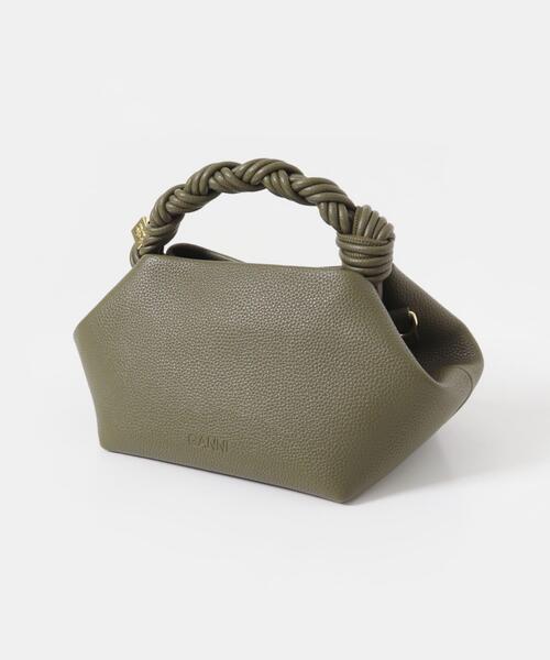 GANNI(ガニー)の「GANNI BOU SMALL GRAINED(ショルダーバッグ・レディース・オリーブ・-)」の3枚目の写真