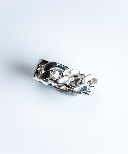 STUDIOUS(ステュディオス)の「【WAKAN SILVER SMITH】R-050 Gourmette(グルメット) Chain ring L(リング・メンズ・シルバー・17/19)」の2枚目の写真