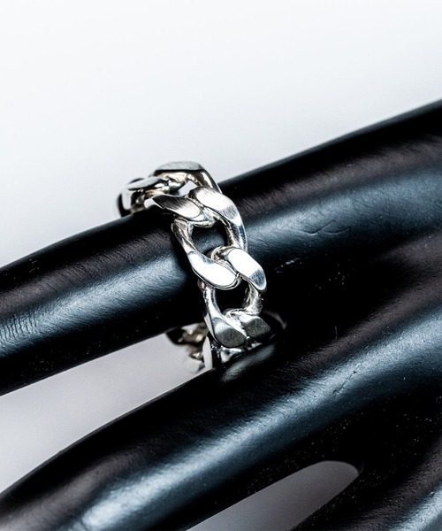 STUDIOUS(ステュディオス)の「【WAKAN SILVER SMITH】R-050 Gourmette(グルメット) Chain ring L(リング・メンズ・シルバー・17/19)」の3枚目の写真