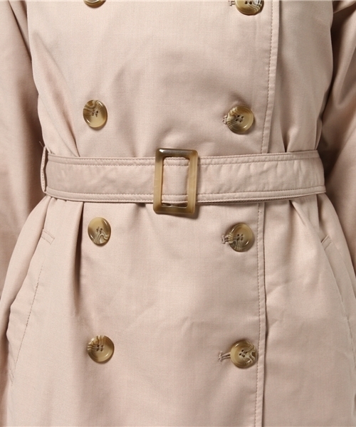 one after another NICE CLAUP（ワンアフターアナザーナイスクラップ）の「ロングトレンチコート（トレンチコート・レディース・ライトベージュ/ベージュ/カーキ・FREE）」の11枚目の写真
