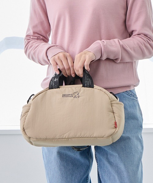 ROOTOTE(ルートート)の「ROOTOTE ルートート IP.デリPadded.Peanuts-0S(ショルダーバッグ・レディース・ベージュ・FREE)」の8枚目の写真